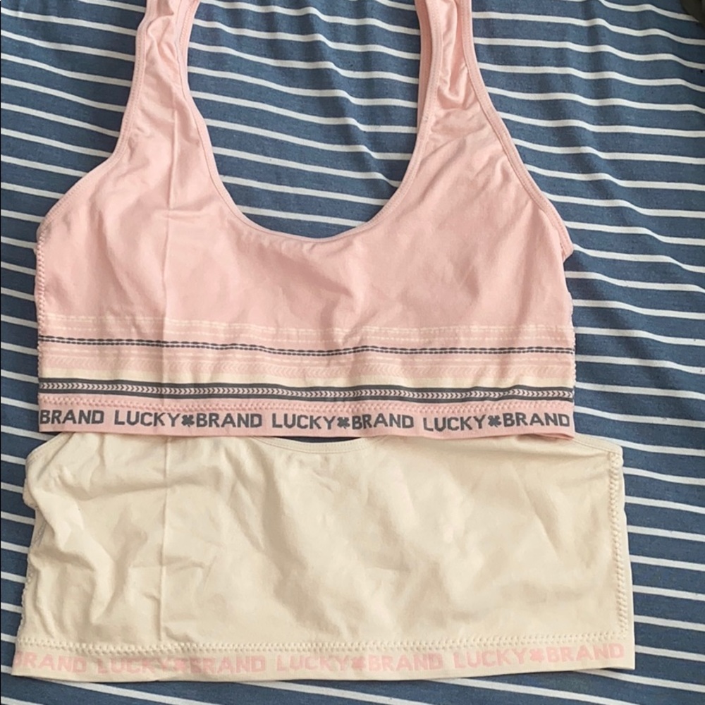 2 Lucky Brand comfort/sports bras.